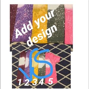 New bleach t-shirt that you can add ur design.